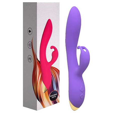 Vibrador Rabbit Com 9 Modos De Vibração - Recarregável
