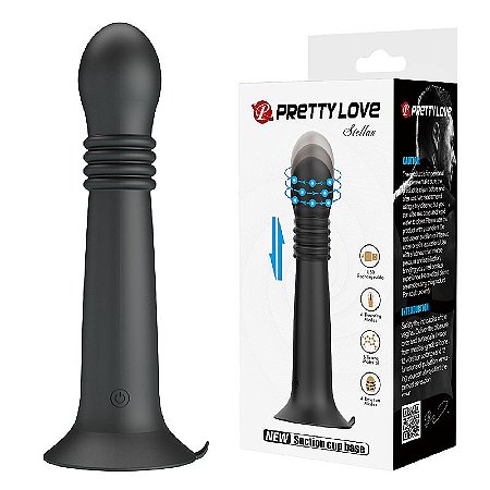 Vibrador com "Vai e vem" e Rotação na Ponta - Stellan - Pretty Love