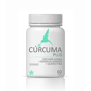 Curcuma longa 200 mg + boswelia serrata 200 mg + quercetina 100 mg c/ 60 cápsulas