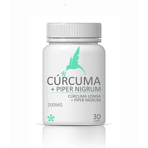 Curcuma longa 200 mg + piper nigrum 10 mg c/ 30 cápsulas