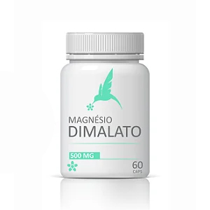 Magnésio dimalato 500 mg c/ 60 cápsulas