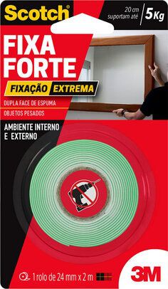 FITA DUPLA FACE FIXAFORTE EXTREME 24MMX2M