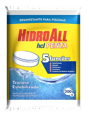 CLORO TABLETE HCL PENTA 200G HIDROALL