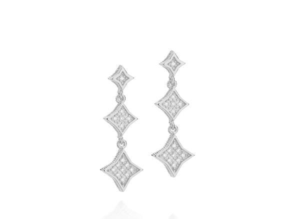 BRINCO ROMMANEL RHODIUM FORMADO POR SEIS LOSANGOS 121507