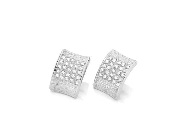 BRINCO ROMMANEL RHODIUM FORMATO RETANGULAR 121403