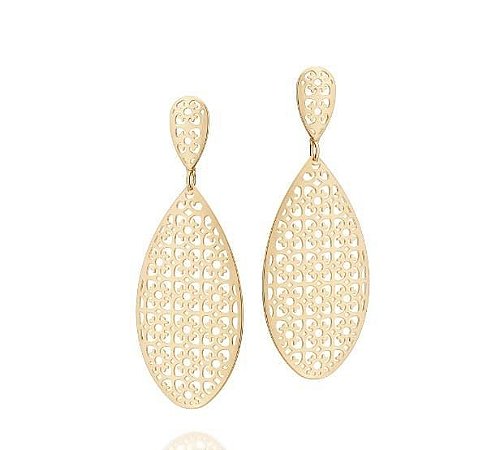 BRINCO ROMMANEL DOURADO EM FORMATO DE GOTA 526259-00-00