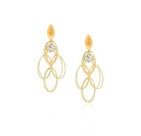 BRINCO ROMMANEL DOURADO COM ELOS OVAL 524256-00-06