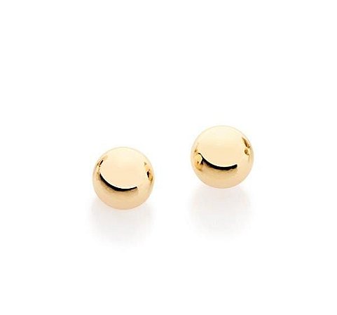 BRINCO ROMMANEL DOURADO BOLA LISA 520246