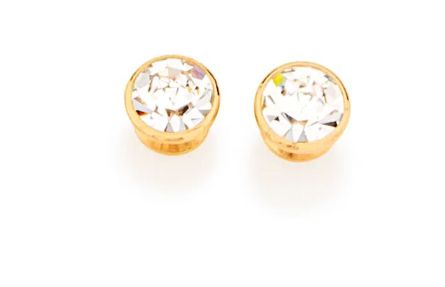 BRINCO ROMMANEL DOURADO COM CRISTAIS 523191