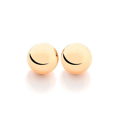 BRINCO ROMMANEL DOURADO BOLA LISA – 520470