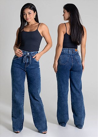 CALÇA SAWARY WIDE LEG COM CADARÇO ZR