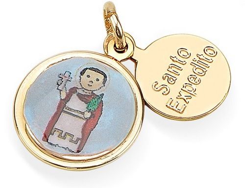 PINGENTE ROMMANEL SANTO EXPEDITO COLORIDA C/ PLACA MENOR C/ O NOME DO SANTO 541695