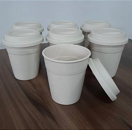 15 Copos de bambu