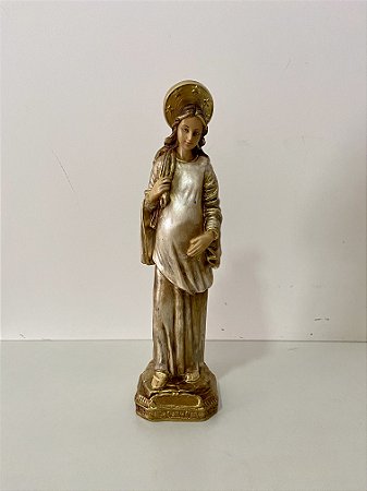 Imagem de Nossa Senhora Grávida 28cm Coleção OURO