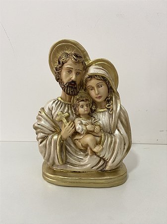 Imagem de Sagrada Família 18cm Coleção OURO