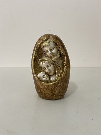 Imagem de Sagrada Família Bola 15cm Coleção OURO