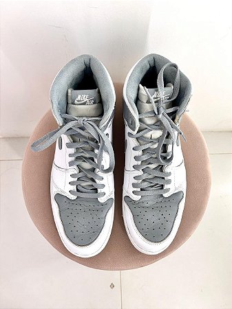NIKE AIR JORDAN Tenis 1 high Og Stealth 45 BR