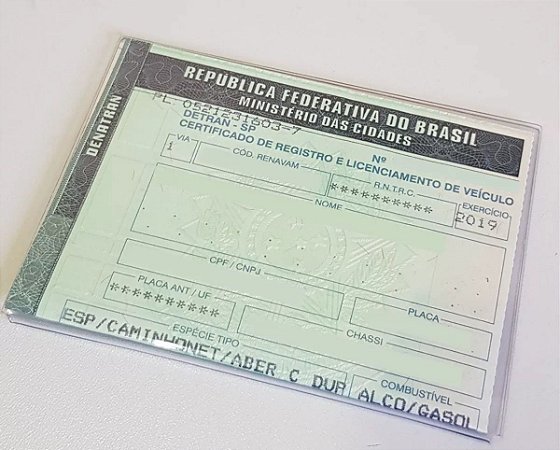 Capa Protetor Documento DUT ( Documento de Carro).