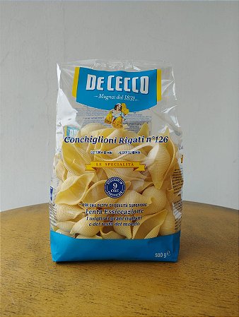 Conchiglioni Rigati nº 126 - De Cecco