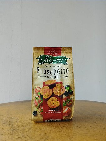 Bruschette Chips - Tomato, Olives e Oregano