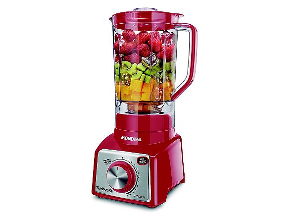 Liquidificador Turbo Inox Mondial L-1000 RI Vermelho 110v