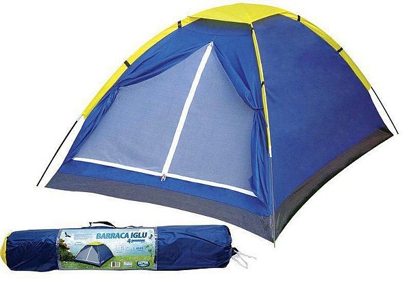 Barraca para Camping Iglu Para 4 Pessoas Mor 009035