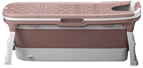 Banheira Dobravel Grande Com Cover Baby Pil Rosa BNGRC