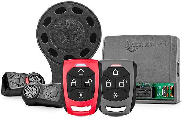 Alarme Automotivo Taramps TW20 Baseado em Tec Digital RF G4 TR2+TR2P+SIRENE RF