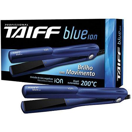 Prancha Taiff Blue Ion Action Azul Bivolt