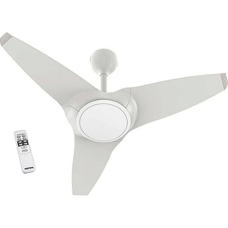 VENTILADOR DE TETO FLOW BRANCO COM CONTROLE VENTISOL 110v