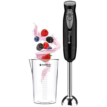 Mixer Cadence Fast Cut Mix302 Preto com Copo 220V