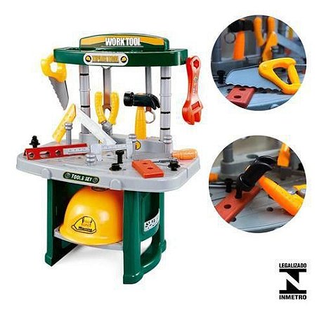 Kit de Ferramenta Infantil Importway 54 peças BW033