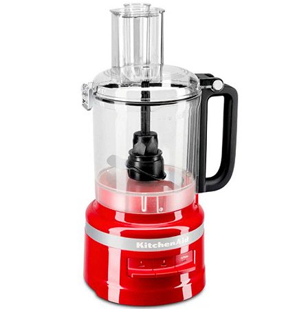 Processador de Alimentos KitchenAid Empire Red KJA09BVANA com 3 Velocidades 250W 110V