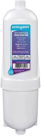 Refil Multiuso Acquabios para Bebedouro Industrial Pré Filtros 1005-0011