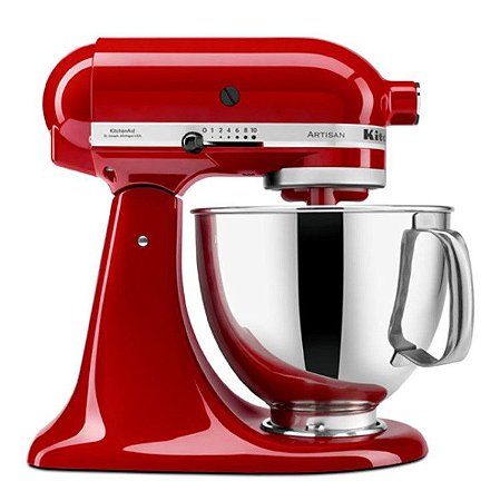 Batedeira Kitchenaid Stand Mixer Artisan Empire Vermelha KEA30CVPNA 220V