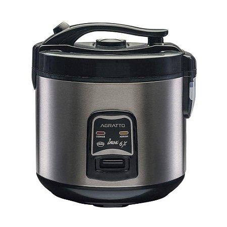Panela Eletrica Arroz Inox E Visor Vidro Pai6x Agratto  110v