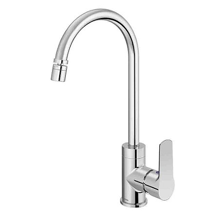 Misturador Monocomando Cozinha Docol Chess Chrome 934806 De Bancada