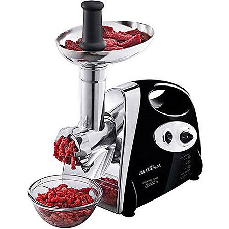 Moedor De Carne Eletrico preto Britania 110v