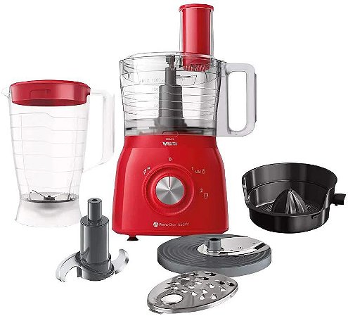 Processador de Alimentos Philips Walita RI7631/40 Vermelho 220v