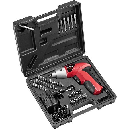 Parafusadeira FPF-05M Kit Oficina 4,8V Mondial Bivolt