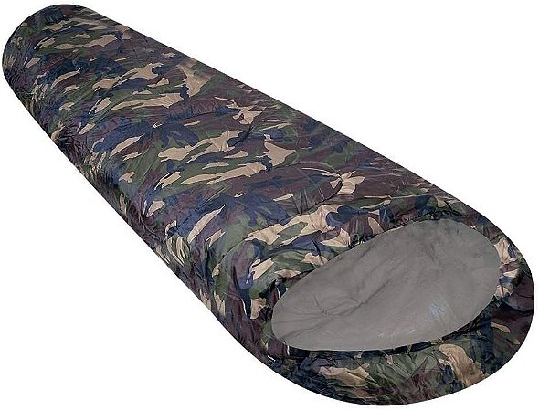 Saco de Dormir Nautika temperaturas 5°C à 15°C Camuflado Milik 230400
