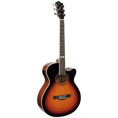 Violão elétroacustico Tagima Dallas Tuner Sunburst