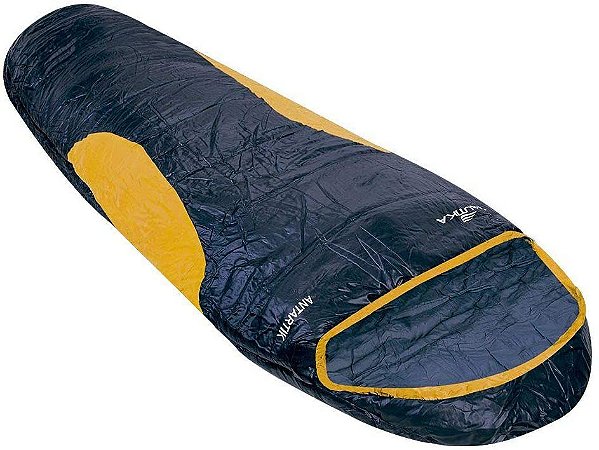 Saco de Dormir Nautika Antartik -7C à 3C Preto e Laranja 230500-PRLJ