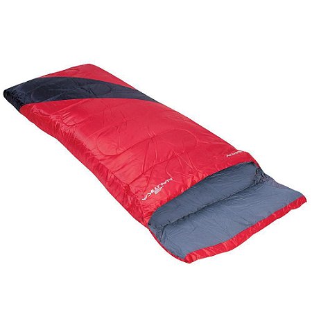 Saco de Dormir Nautika Liberty 4C à 10C Vermelho e Preto 230150-VMPR