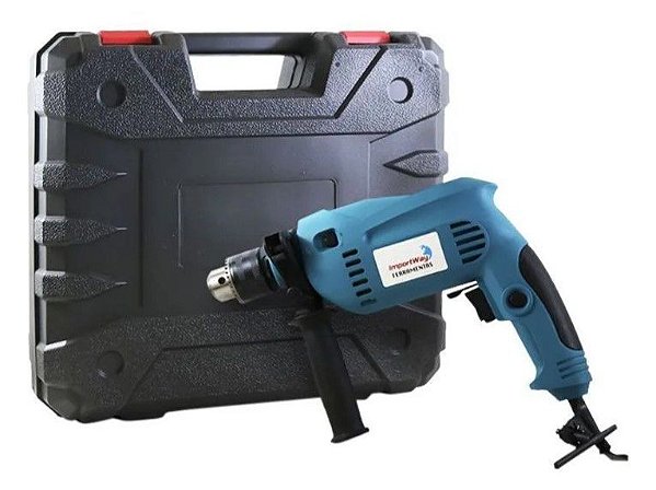 Furadeira de Impacto com Maleta + 27 Acessórios Importway IWFI002 220V