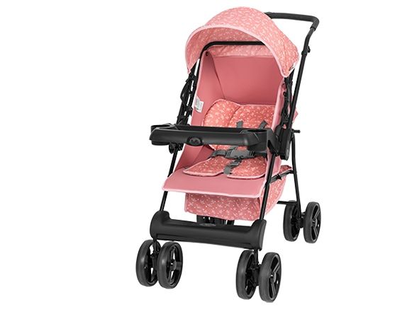 Carrinho de Bebê Solare Rosa 10.009.004  Tutti Baby