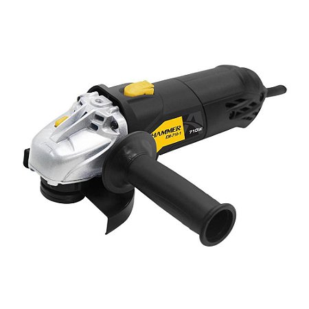 Esmerilhadeira angular Hammer EM-7101 preta 710W 110V