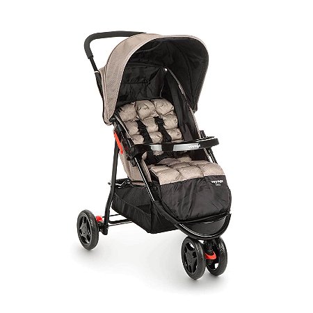 Carrinho de Bebê Voyage Delta Bege Grid IMP01476
