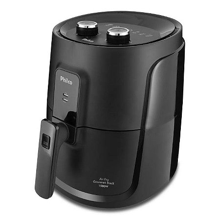 Fritadeira eletrica Philco Air Fry Gourmet PFR15P Preta 110V