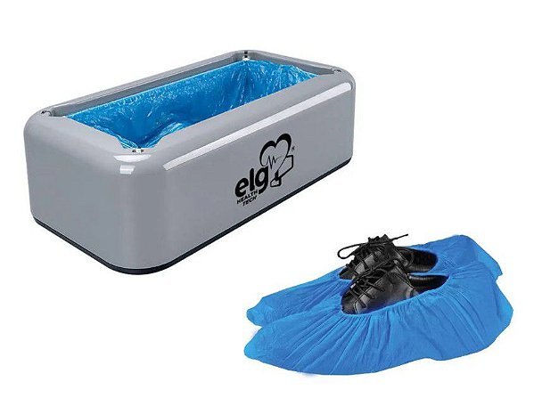 Kit ELG Protetor automático de calçados PAC001 + Sapatilhas Protetoras descartáveis SCP001